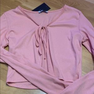Long sleeve Tie top | NO LONGER SELLING